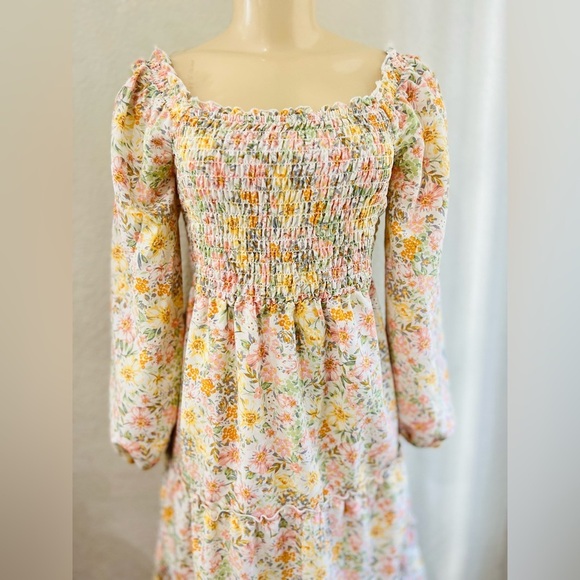 Lily Rose floral print women’s dress size S bohemian , romantic - Picture 4 of 16